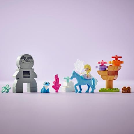 LEGO DUPLO Disney 10418 Elsa e Bruni nella Foresta Incantata Gioco per Bambini 2+ con il Cavallo Giocattolo Nokk di Frozen 2 - 6