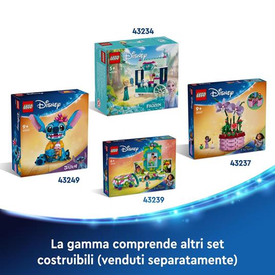 LEGO Disney 43249 Stitch, Gioco per Bambini 9+, Personaggio da Costruire con Parti Mobili, Idea Regalo Divertente dal Film - 7