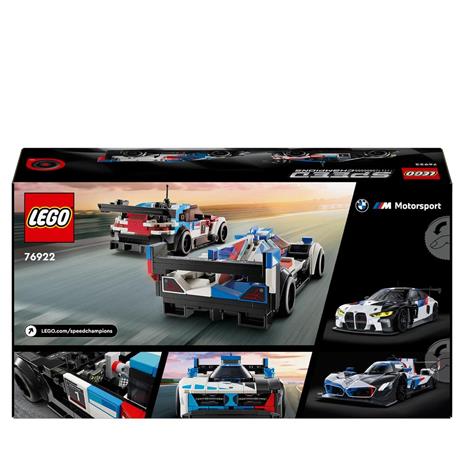 LEGO Speed Champions 76922 Auto da Corsa BMW M4 GT3 e BMW M Hybrid V8 2 Modellini di Macchine Giocattolo per Bambini 9+ Anni - 8