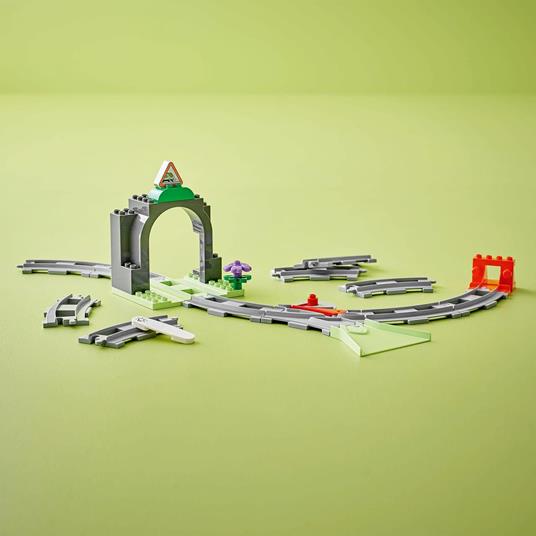 LEGO DUPLO 10425 Pack di Espansione Tunnel e Binari Ferroviari, Giochi Educativi per Bambini 2+, Elementi Creativi per Pista - 3