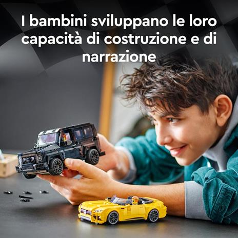 LEGO Speed Champions 76924 Mercedes-AMG G 63 e Mercedes-AMG SL 63, 2 Macchine Giocattolo da Costruire, Auto per Bambini 10+ - 5