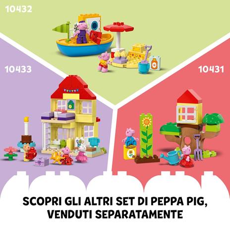 LEGO DUPLO 10434 Il Supermercato di Peppa Pig con Macchina Giocattolo e Negozio da Costruire, Giochi Educativi per Bambini 2+ - 6