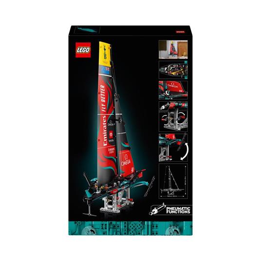 LEGO Technic 42174 Emirates Team New Zealand AC75, Modellino di Barca a Vela da Costruire per Adulti, Regalo per Uomo o Donna - 8