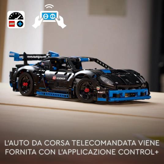 LEGO Technic 42176 Auto da Corsa Porsche GT4 e-Performance, Macchina Giocattolo Telecomandata Bambini 10+, Auto da Costruire - 3