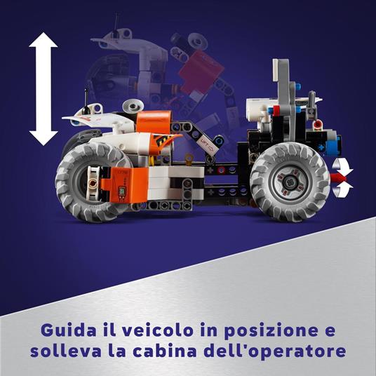 LEGO Technic 42178 Loader Spaziale LT78, Giochi Spaziali per Bambini 8+, Veicolo Giocattolo per l'Esplorazione, Idea Regalo - 4