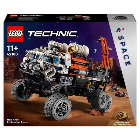 LEGO Technic 42180 Rover di Esplorazione Marziano, Giochi Spaziali per Bambini 11+, Veicolo Giocattolo Ispirato alla NASA