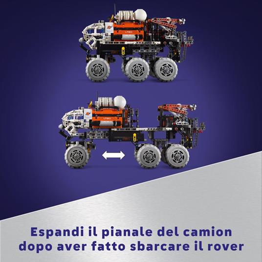 LEGO Technic 42180 Rover di Esplorazione Marziano, Giochi Spaziali per Bambini 11+, Veicolo Giocattolo Ispirato alla NASA - 3