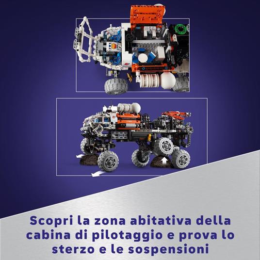 LEGO Technic 42180 Rover di Esplorazione Marziano, Giochi Spaziali per Bambini 11+, Veicolo Giocattolo Ispirato alla NASA - 4