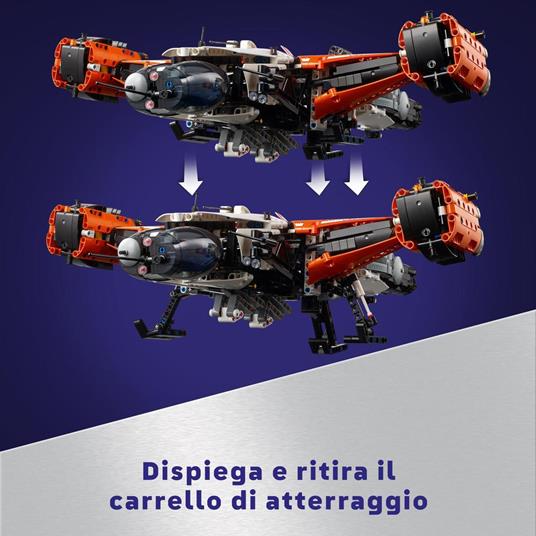 LEGO Technic 42181 Astronave Heavy Cargo VTOL LT81 Giochi per Bambini 10+ Aereo Spaziele Giocattolo da Costruire con Funzioni - 5