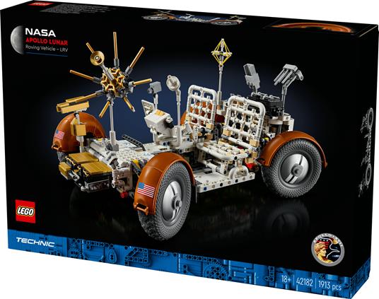 LEGO Technic 42182 Rover Lunare NASA Apollo - LRV, Modellino da Collezione per Adulti, Idea Regalo Lui, Lei, Marito e Moglie - 6