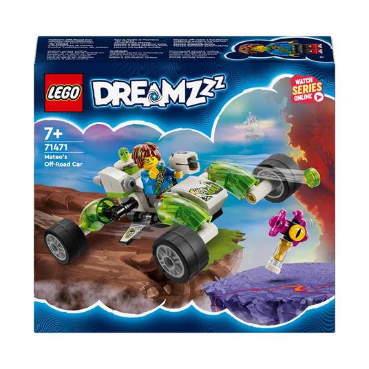 LEGO DREAMZzz 71471 Il Fuoristrada di Mateo, Buggy Giocattolo che si Trasforma in Quadricottero, Gioco per Bambini di 7+ Anni - LEGO - DREAMZzz - Mezzi pesanti - Giocattoli | IBS