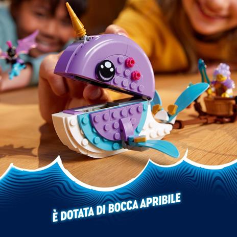 LEGO DREAMZzz 71472 La Mongolfiera-Narvalo di Izzie Animali Marini Giocattolo e Balena Trasformabile Salva Bunchu dal Mostro - 5