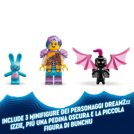 LEGO DREAMZzz 71472 La Mongolfiera-Narvalo di Izzie Animali Marini Giocattolo e Balena Trasformabile Salva Bunchu dal Mostro - 6