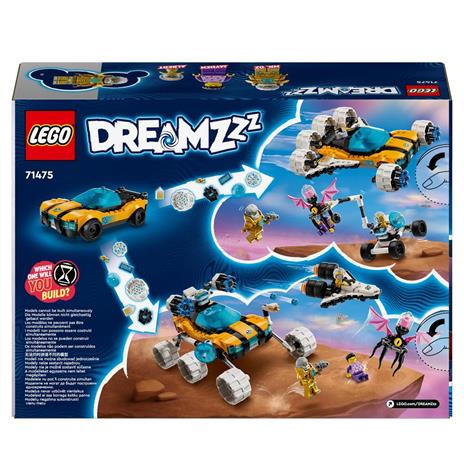 LEGO DREAMZzz 71475 L’Auto Spaziale del Professor Oswald, Salva Jayden con il Veicolo Trasformabile, Regalo per Bambini 8+ Anni - 8