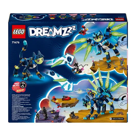 LEGO DREAMZzz 71476 Zoey e Zian, il Gatto-Gufo, Set con Animali Giocattolo per Bambini da 9 Anni con 3 Minifigure e una Moto - 8