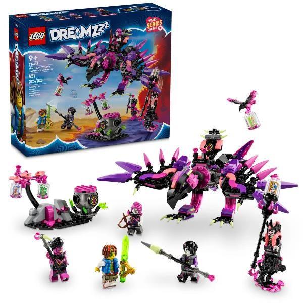 LEGO DREAMZzz (71483). Le Creature da Incubo della Mai-Strega con Minifigure e Animali Giocattolo