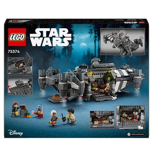 LEGO Star Wars 75374 Onyx Cinder, Astronave Giocattolo dalla Serie TV Skeleton Crew, Giochi per Bambini 10+ con 5 Minifigure - 8