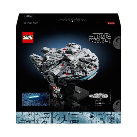 LEGO Star Wars 75375 Millennium Falcon Modellino da Costruire di Astronave per Adulti Idee Regalo Lui Lei Marito o Moglie - 8