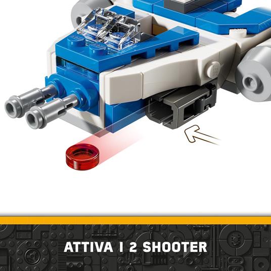 LEGO Star Wars 75391 Microfighter Y-wing di Captain Rex, Astronave Giocattolo da Collezione, Giochi Bambini 6+, Piccolo Regalo - 4