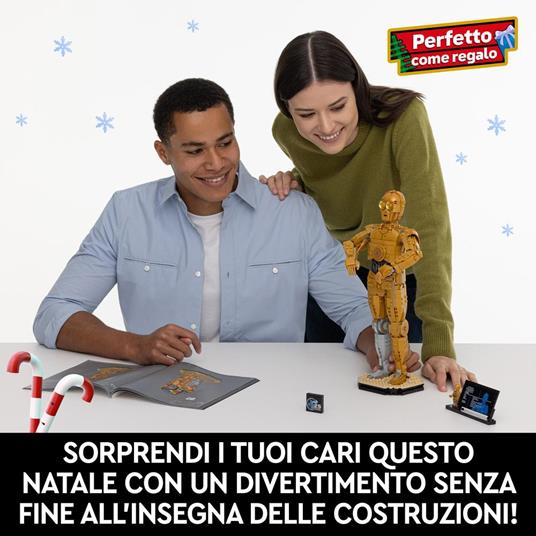 LEGO Star Wars 75398 C-3PO, Modellino di Droide da Costruire per Adulti da Collezione, Idea Regalo per Uomo, Donna, Lui o Lei - 7