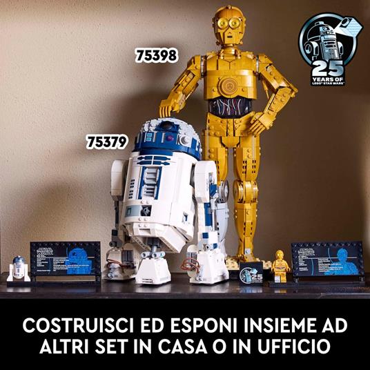 LEGO Star Wars 75398 C-3PO, Modellino di Droide da Costruire per Adulti da Collezione, Idea Regalo per Uomo, Donna, Lui o Lei - 8