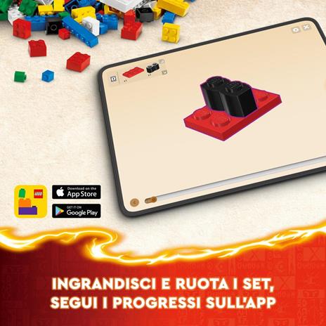 LEGO NINJAGO 71806 Mech Elemento di Terra di Cole, Giochi per Bambini da 7+, Action Figure Personalizzabile con 2 Minifigure - 6