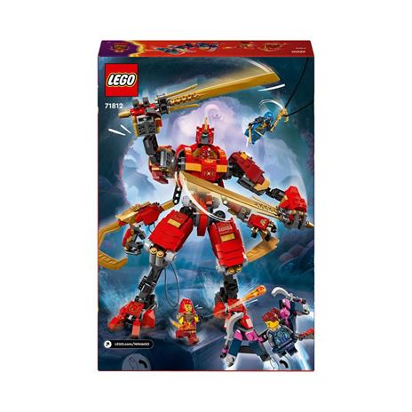 LEGO NINJAGO 71812 Climber Mech Ninja di Kai Giochi per Bambini 9+ Anni con Guerriero Giocattolo da Costruire e 4 Minifigure - 9