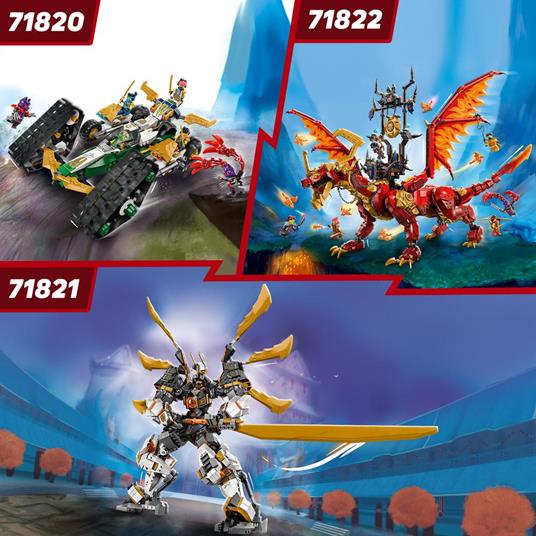 LEGO NINJAGO 71816 Moto di Ghiaccio di Zane, Veicolo Giocattolo da Costruire con 1 Minifigure, Gioco d'Azione per Bambini 7+ - 6