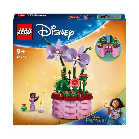 LEGO Disney 43237 Vaso di Fiori di Isabela Giochi per Bambini 9+ con Mini Bambolina e Cesto Apribile Regalo dal Film Encanto - LEGO - Disney Princess - Cartoons - Giocattoli | IBS