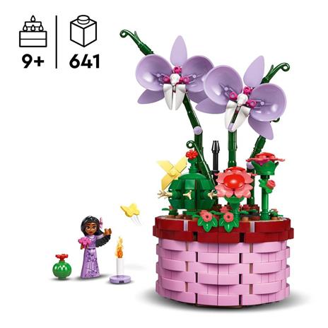 LEGO Disney 43237 Vaso di Fiori di Isabela Giochi per Bambini 9+ con Mini Bambolina e Cesto Apribile Regalo dal Film Encanto - 3