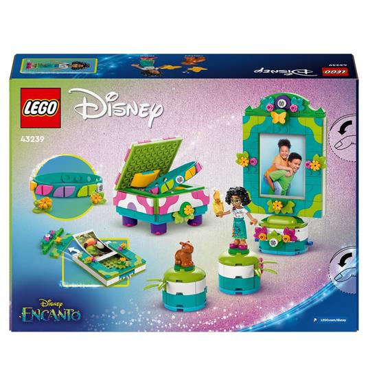 LEGO Disney 43239 Portafoto e Portagioie di Mirabel Madrigal, Giochi Bambini 6+ con Mini Bambolina, Braccialetto e Portafoto - 9