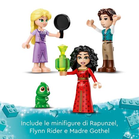 LEGO Disney Princess 43241 La Torre di Rapunzel e lo Snuggly Duckling Giochi da Principesse per Bambini 6+ con Mini Bamboline - 6