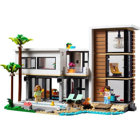 LEGO Creator 3 in 1 31153 Casa Moderna, 3 Modellini di Abitazioni da Costruire, Giochi per Bambini 9+, Idea Regalo Compleanno - 8