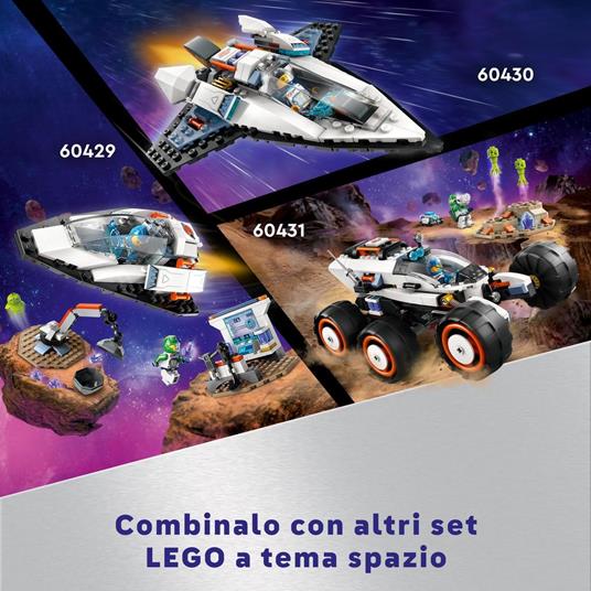 LEGO City 60430 Astronave Interstellare Giocattolo Gioco Spaziale per Bambini 6+ Anni con Navicella Minifigure e Drone Robot - 7