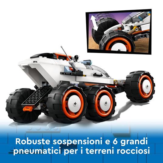 LEGO City 60431 Rover Esploratore Spaziale e Vita Aliena Giochi per Bambini 6+ con 2 Minifigure di Astronauti Robot 2 Alieni - 3