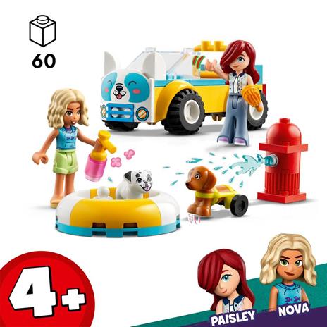 LEGO Friends 42635 Auto per la Toelettatura dei Cani, Macchina Giocattolo, 2 Personaggi e 2 Cuccioli, Giochi per Bambini 4+ - 3