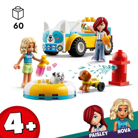 LEGO Friends 42635 Auto per la Toelettatura dei Cani, Macchina Giocattolo, 2 Personaggi e 2 Cuccioli, Giochi per Bambini 4+ - 3