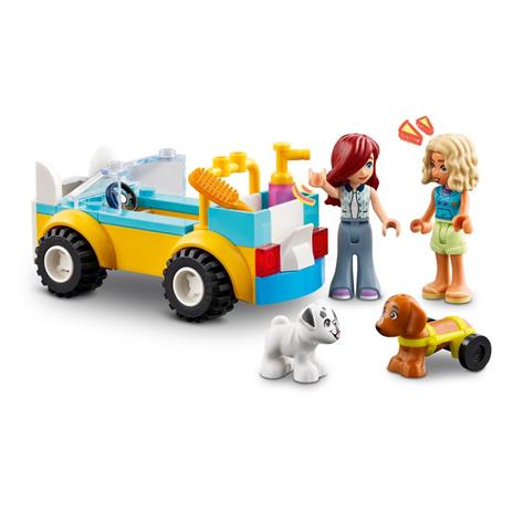 LEGO Friends 42635 Auto per la Toelettatura dei Cani, Macchina Giocattolo, 2 Personaggi e 2 Cuccioli, Giochi per Bambini 4+ - 4