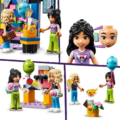 LEGO Friends 42610 Karaoke Party Giochi Musicali per Bambini di 6+ Anni con Palco Girevole e 2 Mini Bamboline di Liann e Nova - 5