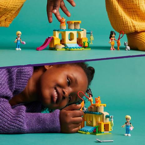 LEGO Friends 42612 Avventure nel Parco Giochi dei Gatti, Giocattolo con Animali e Mini Bamboline, Giochi per Bambini 5+ Anni - 2