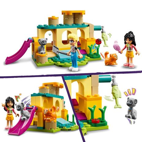 LEGO Friends 42612 Avventure nel Parco Giochi dei Gatti, Giocattolo con Animali e Mini Bamboline, Giochi per Bambini 5+ Anni - 4