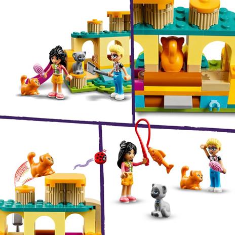 LEGO Friends 42612 Avventure nel Parco Giochi dei Gatti, Giocattolo con Animali e Mini Bamboline, Giochi per Bambini 5+ Anni - 5