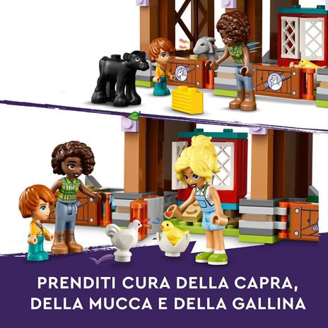 LEGO Friends 42617 Il Santuario degli Animali della Fattoria Giocattolo con Trattore e 3 Mini Bamboline Giochi per Bambini 6+ - 6