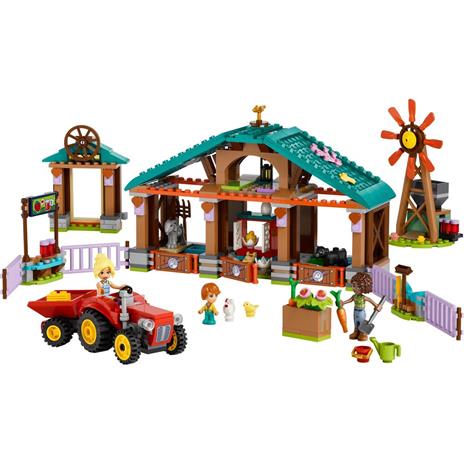 LEGO Friends 42617 Il Santuario degli Animali della Fattoria Giocattolo con Trattore e 3 Mini Bamboline Giochi per Bambini 6+ - 7