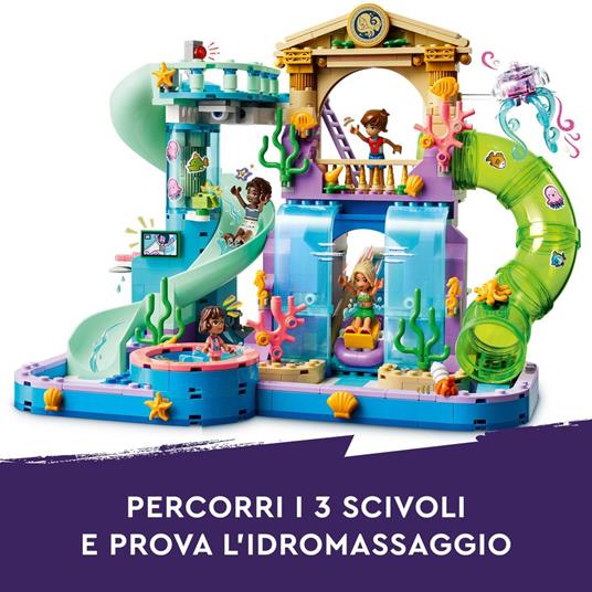 LEGO Friends 42630 Parco Acquatico di Heartlake City, Giochi Creativi per Bambini 8+ con Scivoli per l'Acqua e 4 Personaggi - 3