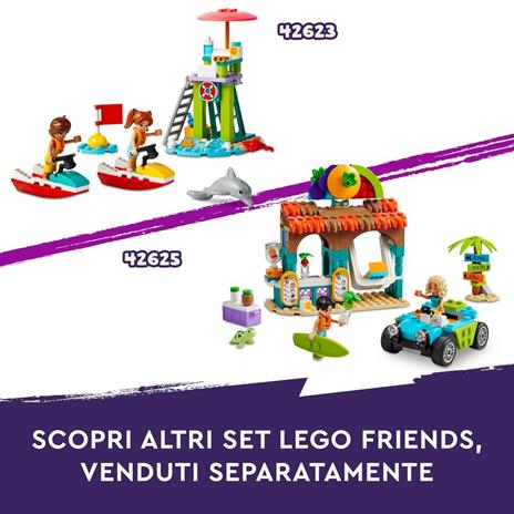 LEGO Friends 42630 Parco Acquatico di Heartlake City, Giochi Creativi per Bambini 8+ con Scivoli per l'Acqua e 4 Personaggi - 6