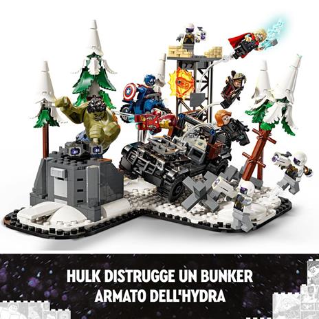 LEGO Marvel 76291 Avengers Assemble: Age of Ultron, Set Modulare da Costruire con 8 Minifigure, Giochi per Bambini 10+ - 4