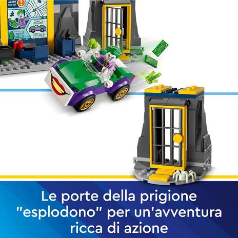 LEGO DC 76272 Batcaverna con Batman, Batgirl e The Joker, Giocattolo con Action Figure dei Supereroi, Giochi per Bambini 4+ - 4