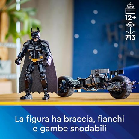 LEGO DC 76273 Il Personaggio Costruibile di Batman con Bat-Pod, Moto e Action Figure Supereroe Giocattolo, Regalo per Bambini - 3