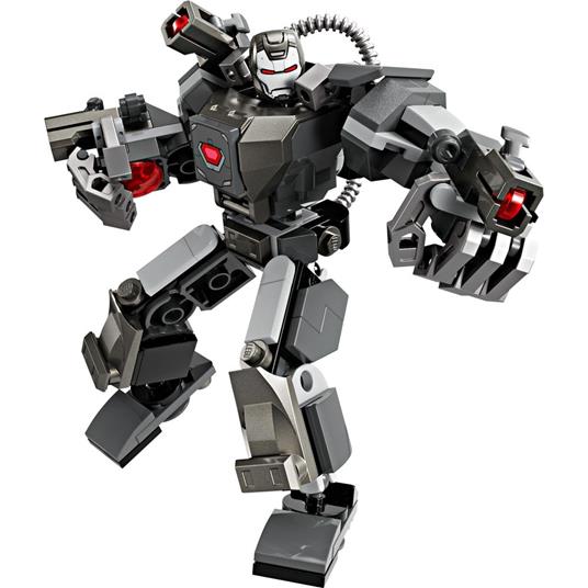 LEGO Marvel 76277 Mech di War Machine, Giocattolo Action Figure per Bambini 6+ Anni, Supereroe con 3 Shooter, Personaggio MCU - 6